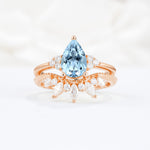 SR17119 Aquamarine Ring - Additional view