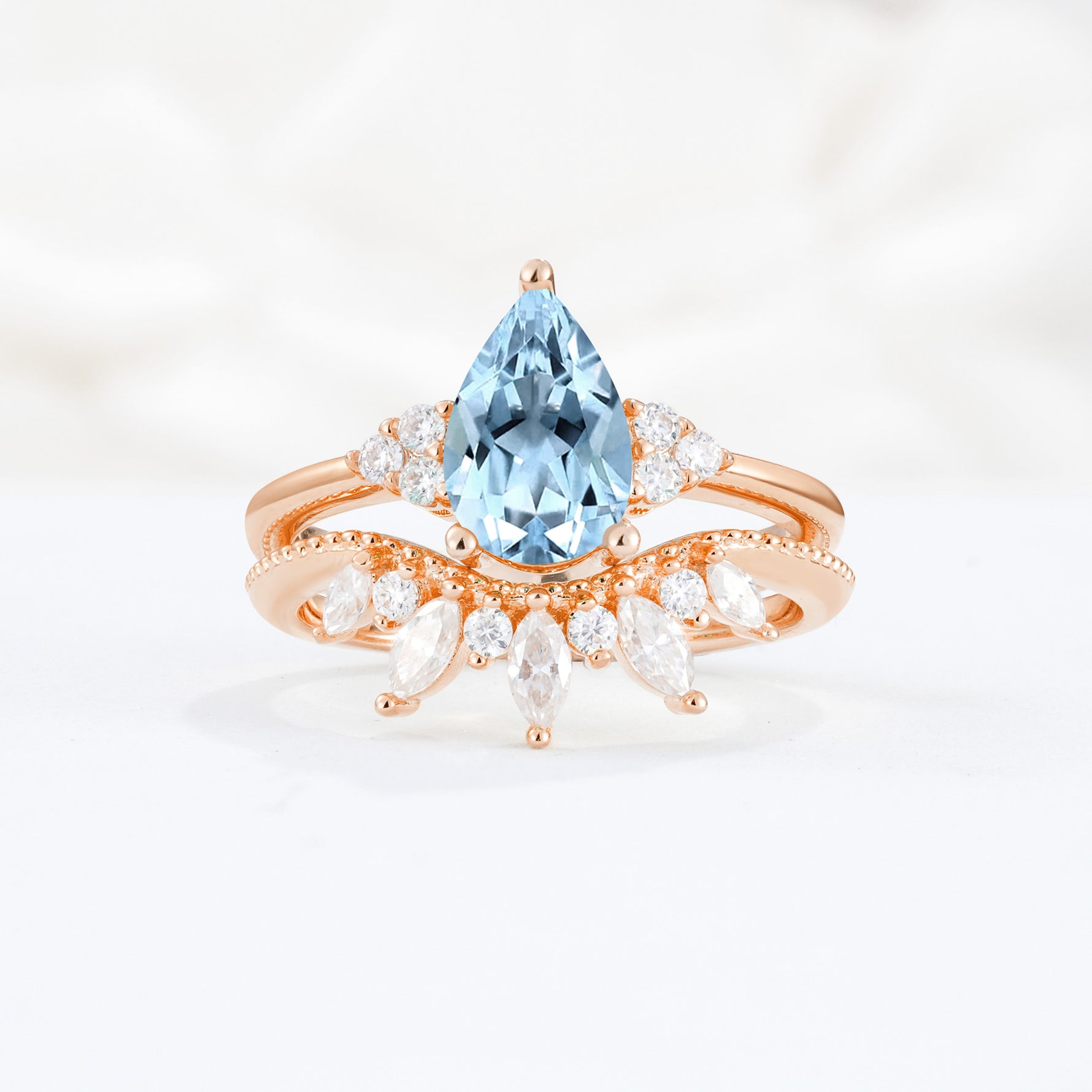 SR17119 Aquamarine Ring - Additional view