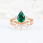 SR17119 Emerald Ring - Additional view