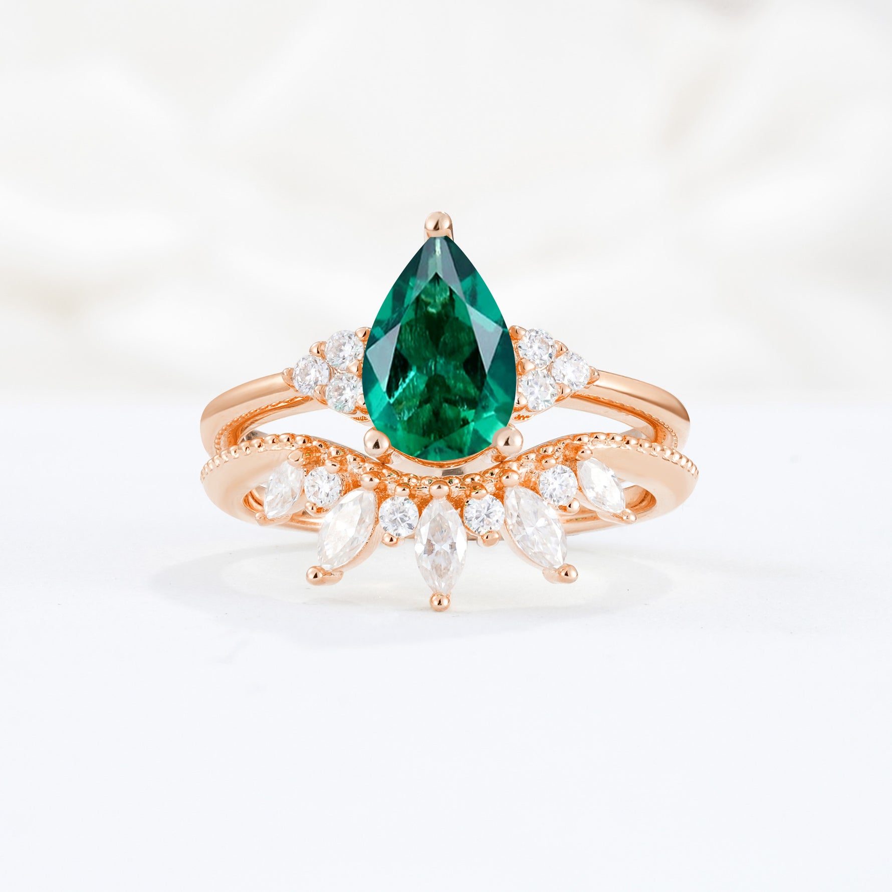 SR17119 Emerald Ring - Additional view