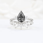 SR17119 Black Rutilated Quartz Ring - Additional view