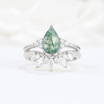 SR17119 Moss Agate Ring - Additional view
