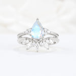 SR17119 Moonstone Ring - Additional view