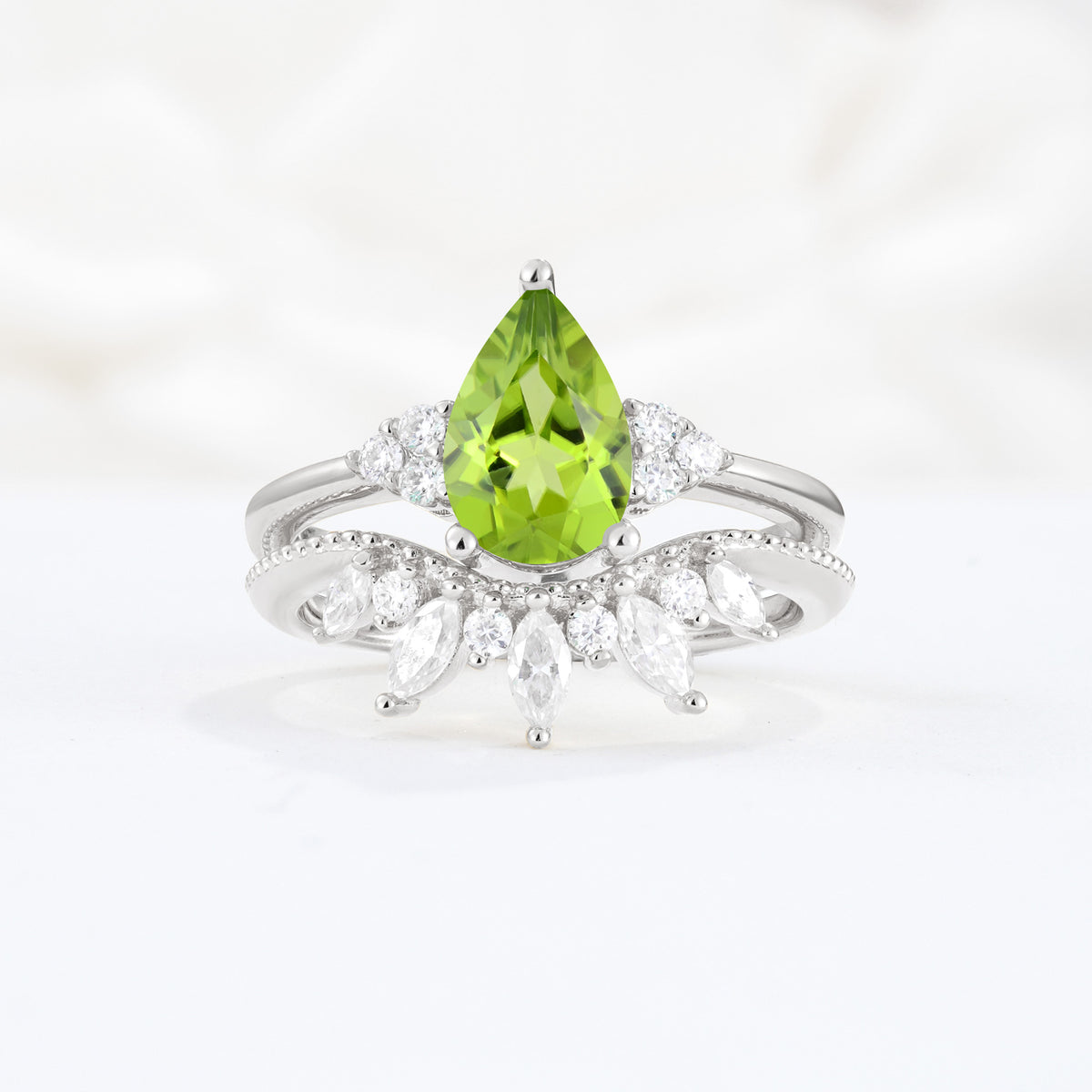 SR17119 Peridot Ring - Additional view