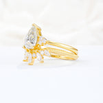 SR17119 Moissanite Ring - White-Gold