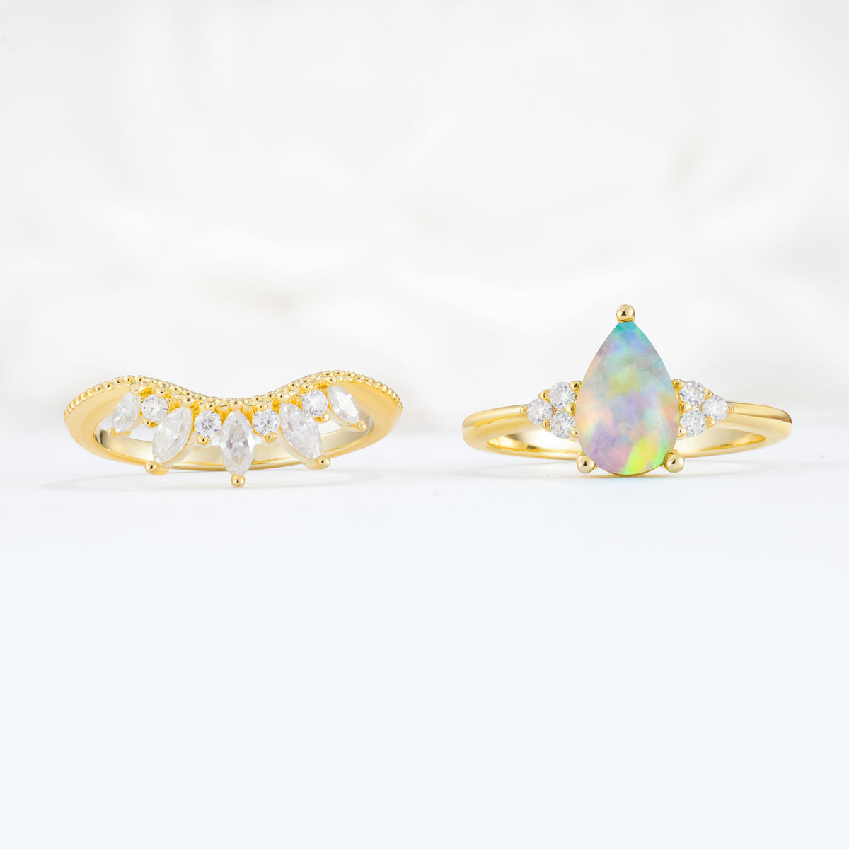 SR17119 Fire Opal Ring - Additional view