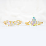 SR17119 Fire Opal Ring - Additional view