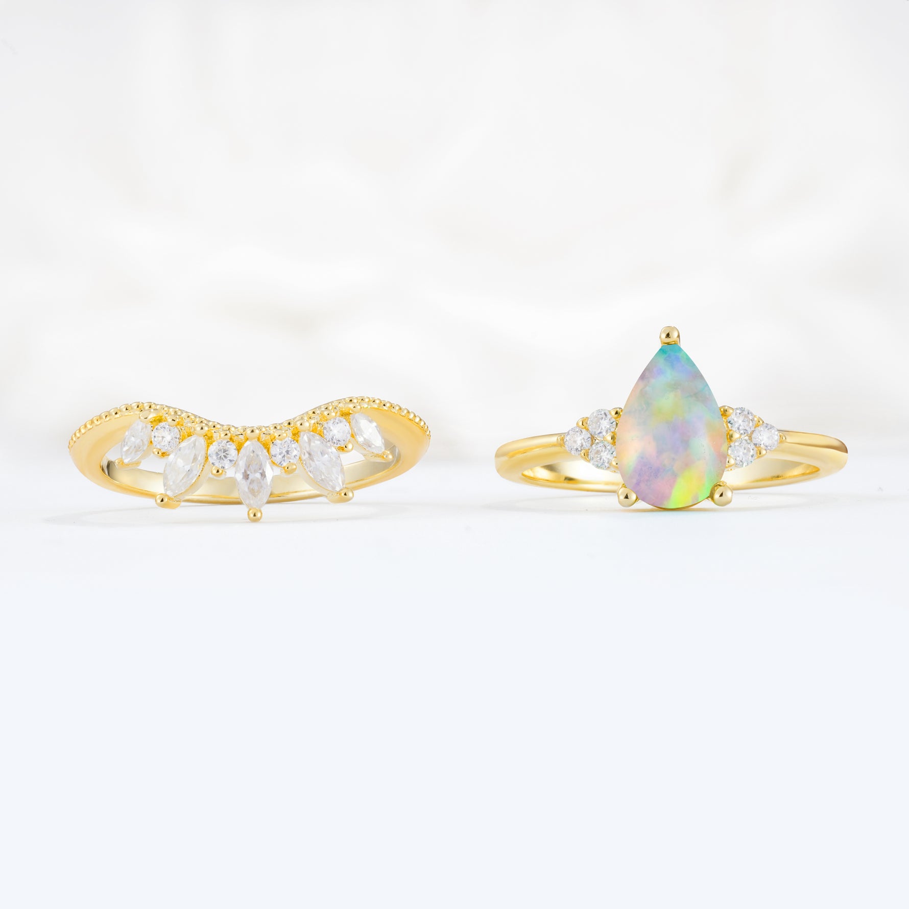 SR17119 Fire Opal Ring - Additional view