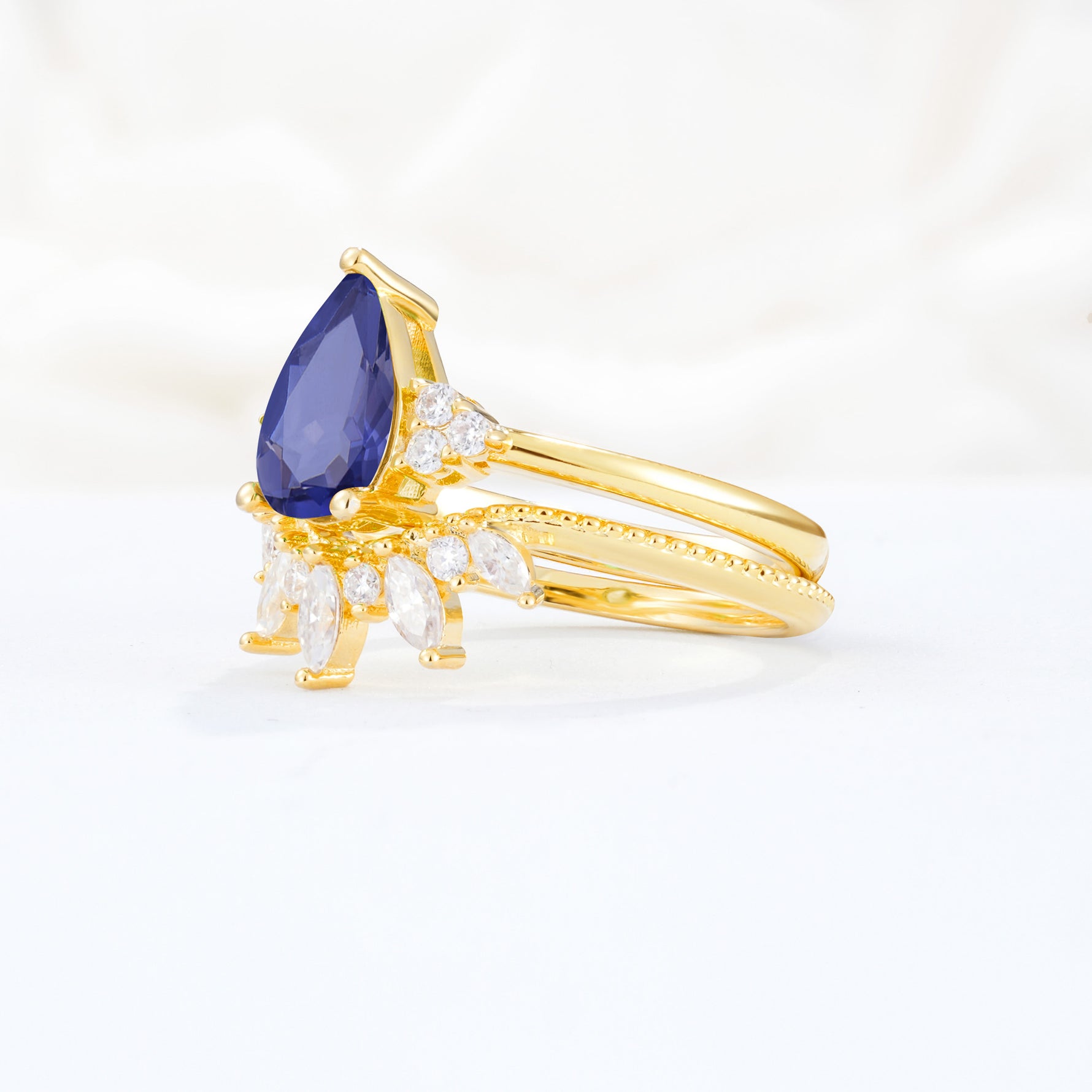 SR17119 Tanzanite Ring - White-Gold