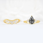 SR17119 Black Rutilated Quartz Ring - Additional view