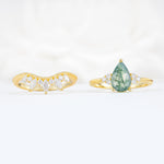 SR17119 Moss Agate Ring - Additional view