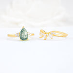 SR17119 Moss Agate Ring - Additional view