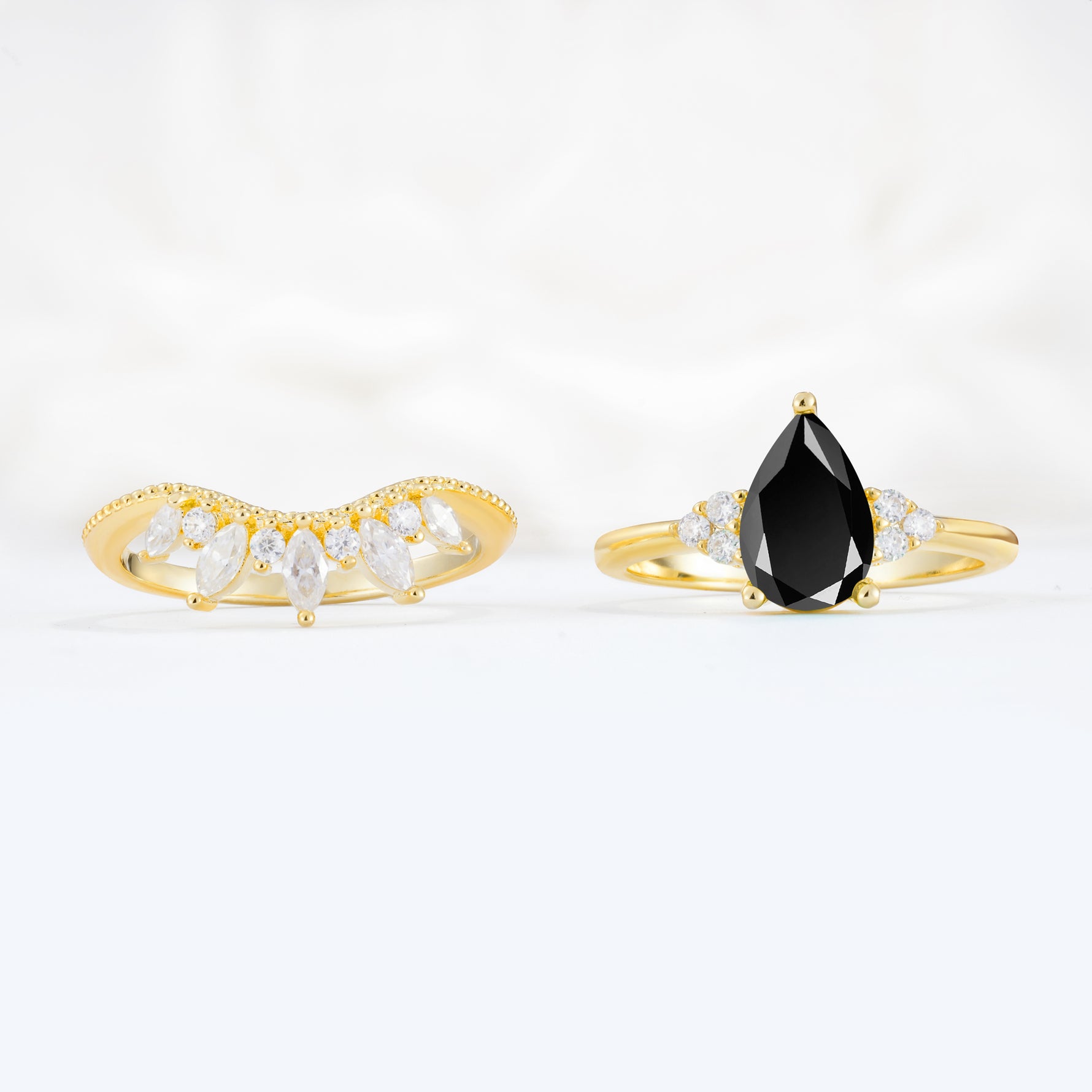 SR17119 Black Onyx Ring - Additional view