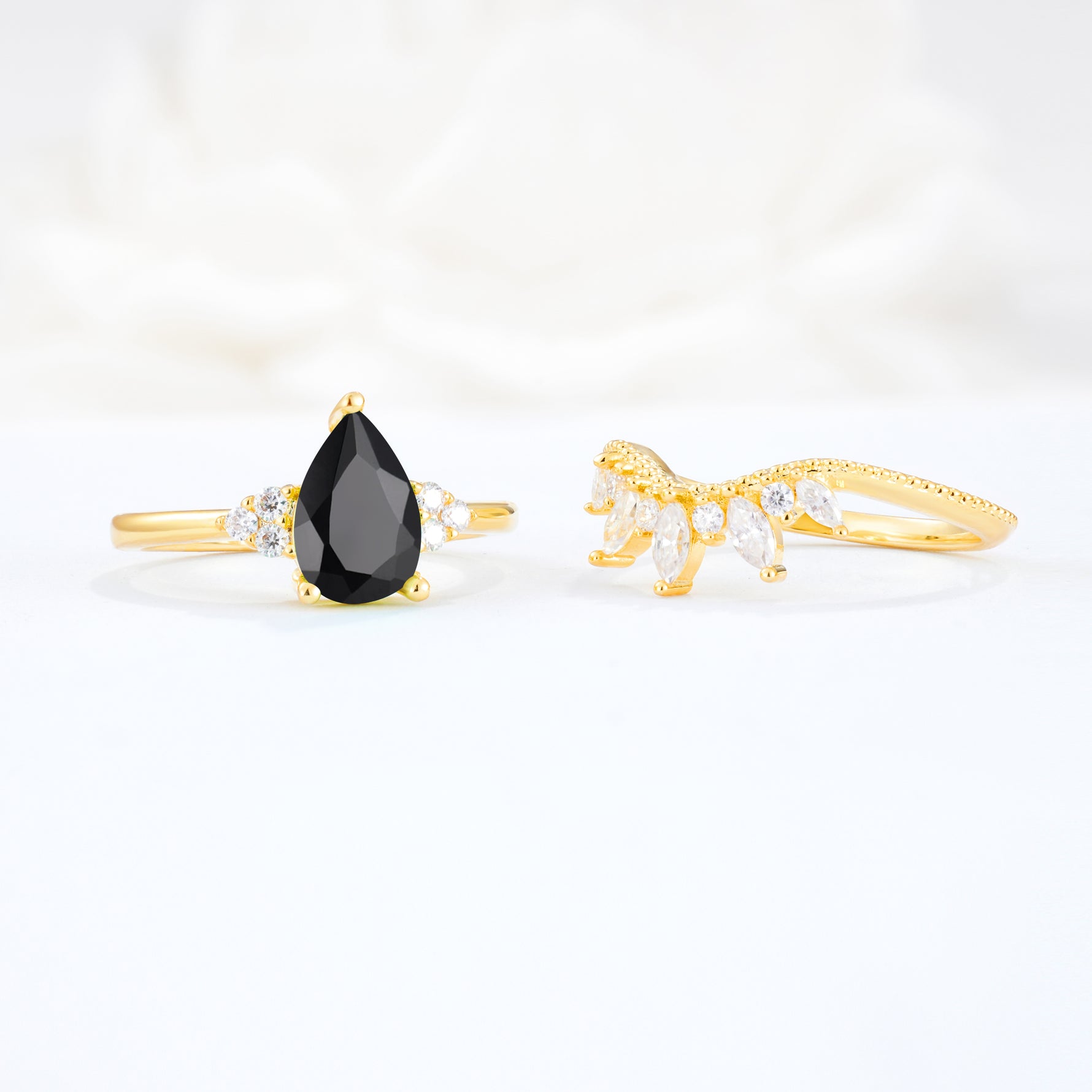 SR17119 Black Onyx Ring - Additional view
