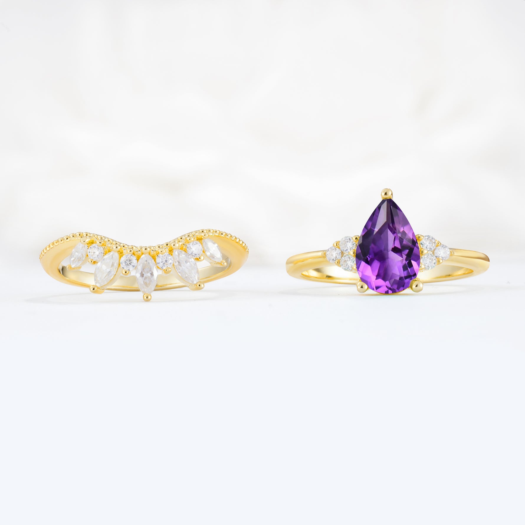 SR17119 Amethyst Ring - Additional view