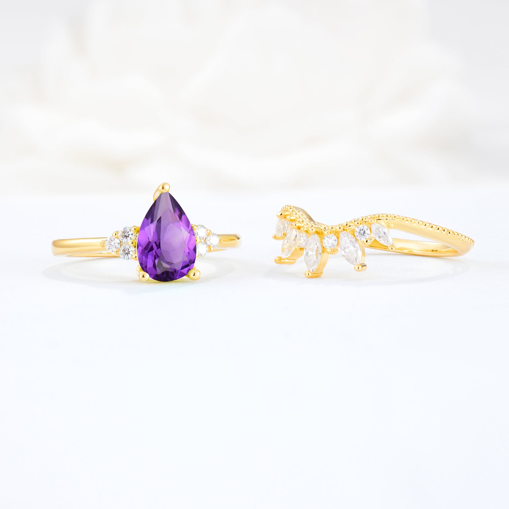 SR17119 Amethyst Ring - Additional view