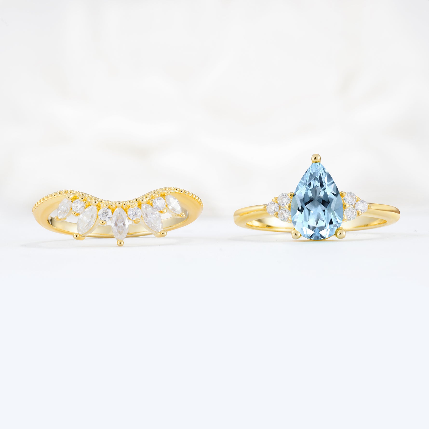 SR17119 Aquamarine Ring - Additional view