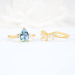 SR17119 Aquamarine Ring - Additional view