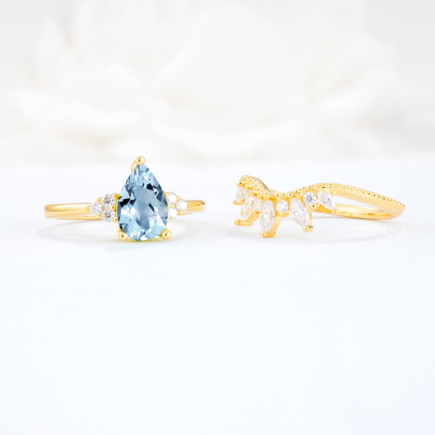 SR17119 Aquamarine Ring - Additional view