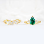 SR17119 Emerald Ring - Additional view
