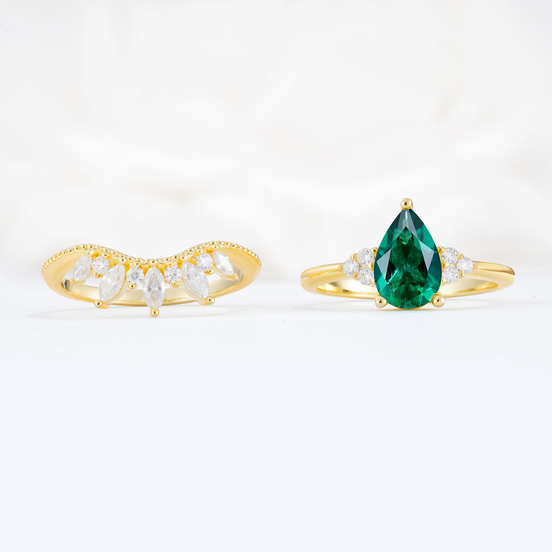 SR17119 Emerald Ring - Additional view