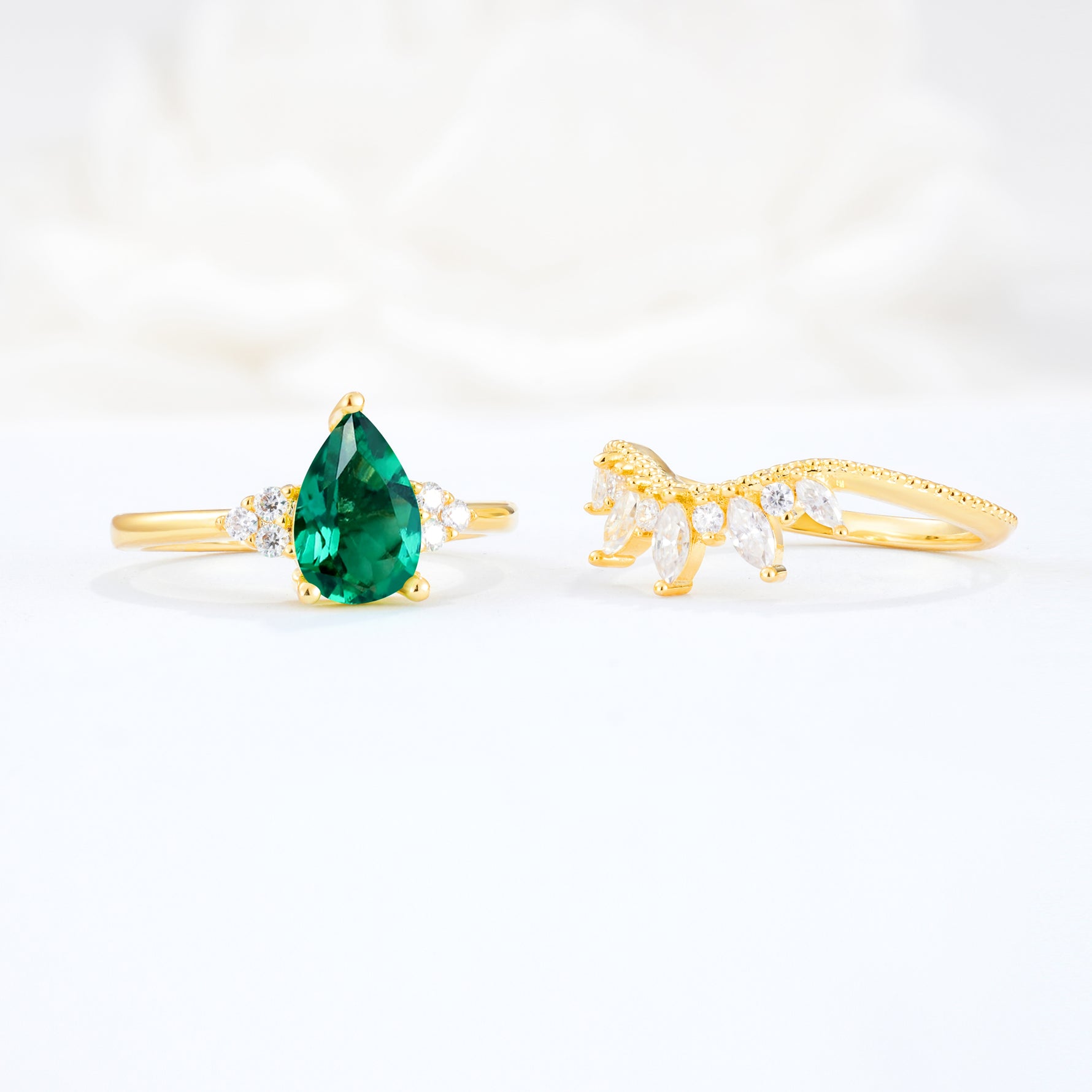 SR17119 Emerald Ring - Additional view