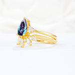 SR17119 Alexandrite Ring - White-Gold
