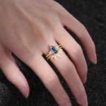 SR17119 Alexandrite Ring - Rose-Gold