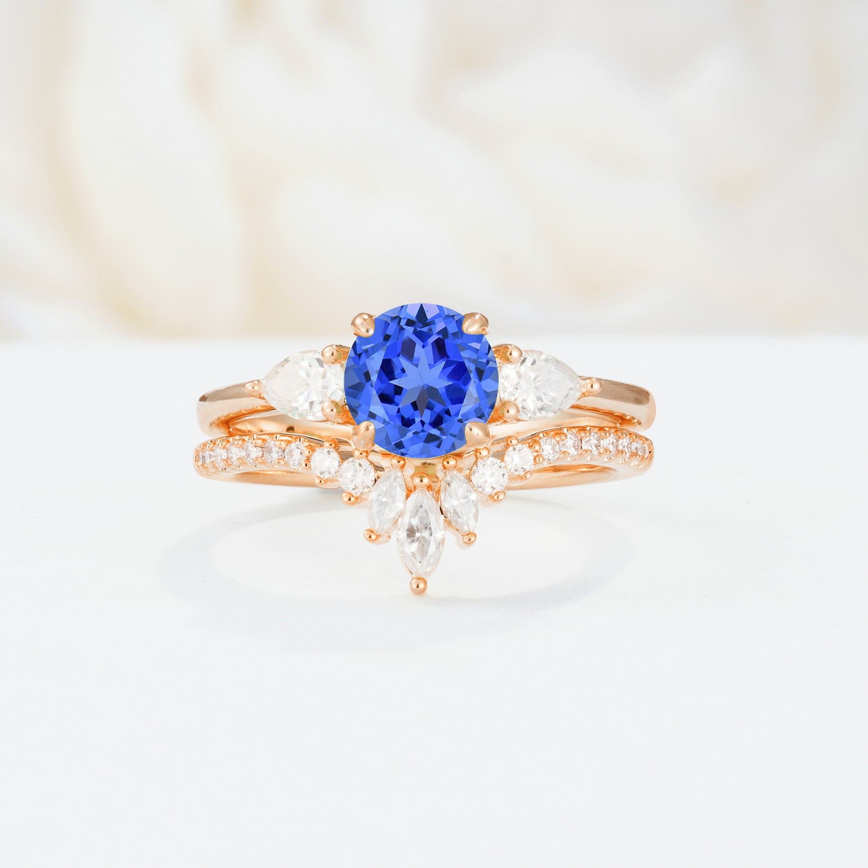 SR17120 Sapphire Ring - Additional view
