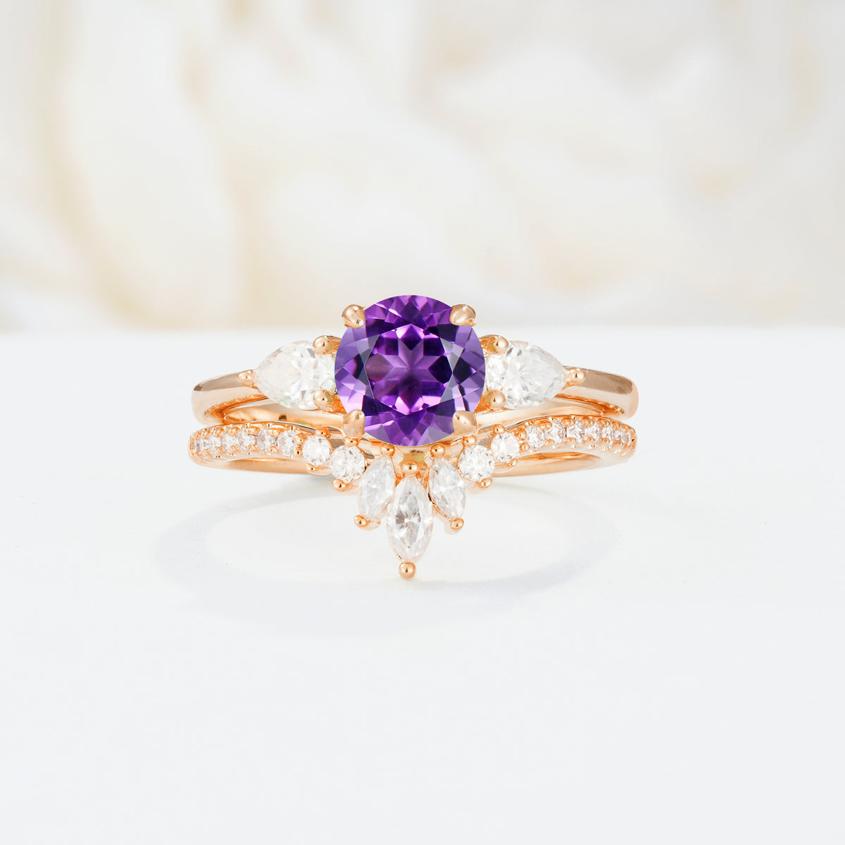 SR17120 Amethyst Ring - Additional view