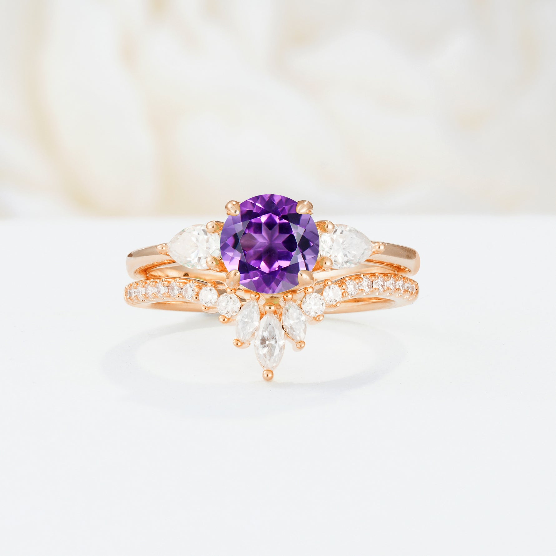 SR17120 Amethyst Ring - Additional view