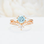SR17120 Aquamarine Ring - Additional view