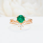 SR17120 Emerald Ring - Additional view