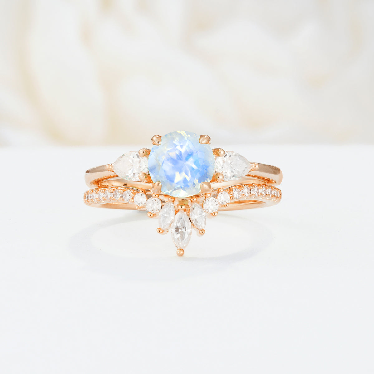 SR17120 Moonstone Ring - Additional view