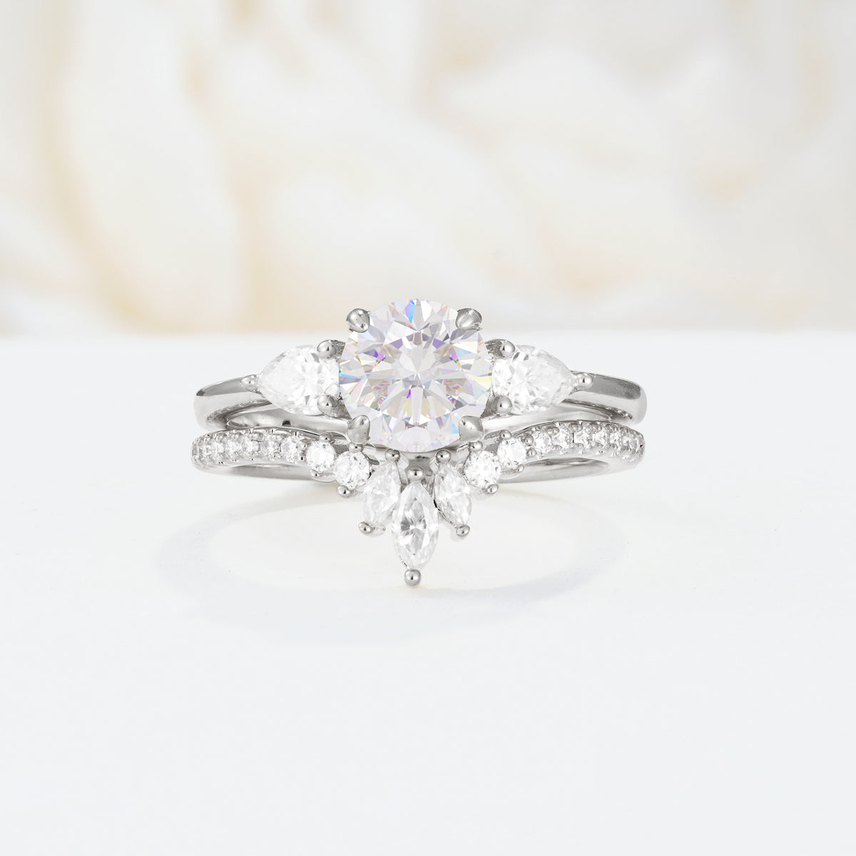 SR17120 Moissanite Ring - Additional view