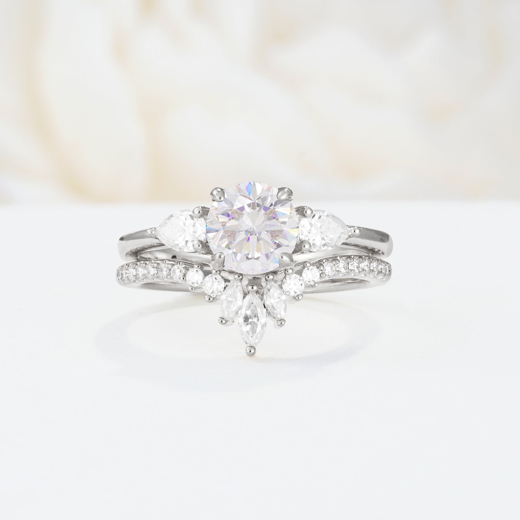 SR17120 Moissanite Ring - Additional view