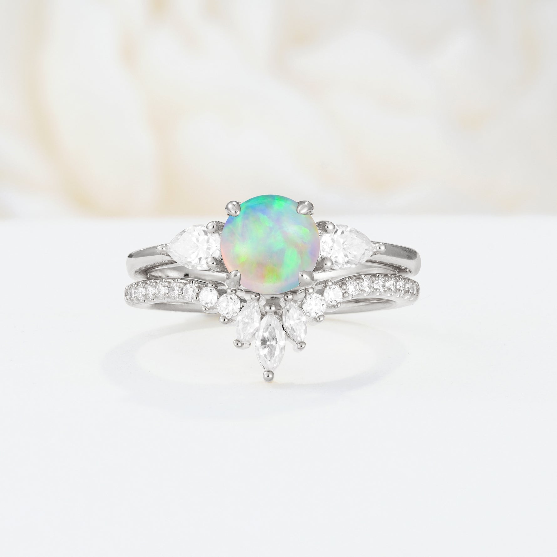SR17120 Fire Opal Ring - Additional view