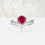SR17120 Ruby Ring - Additional view