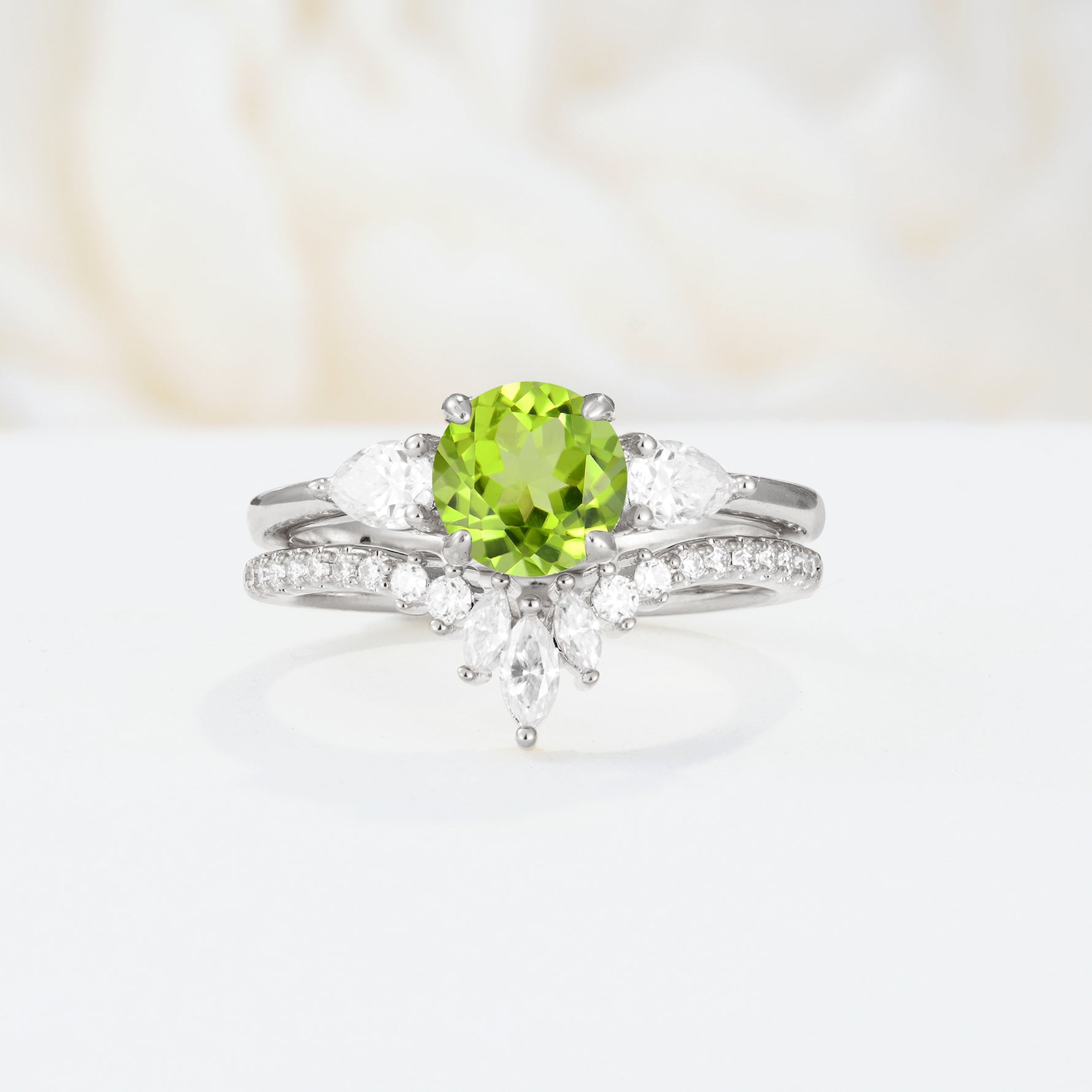 SR17120 Peridot Ring - Additional view
