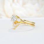 SR17120 Moissanite Ring - White-Gold