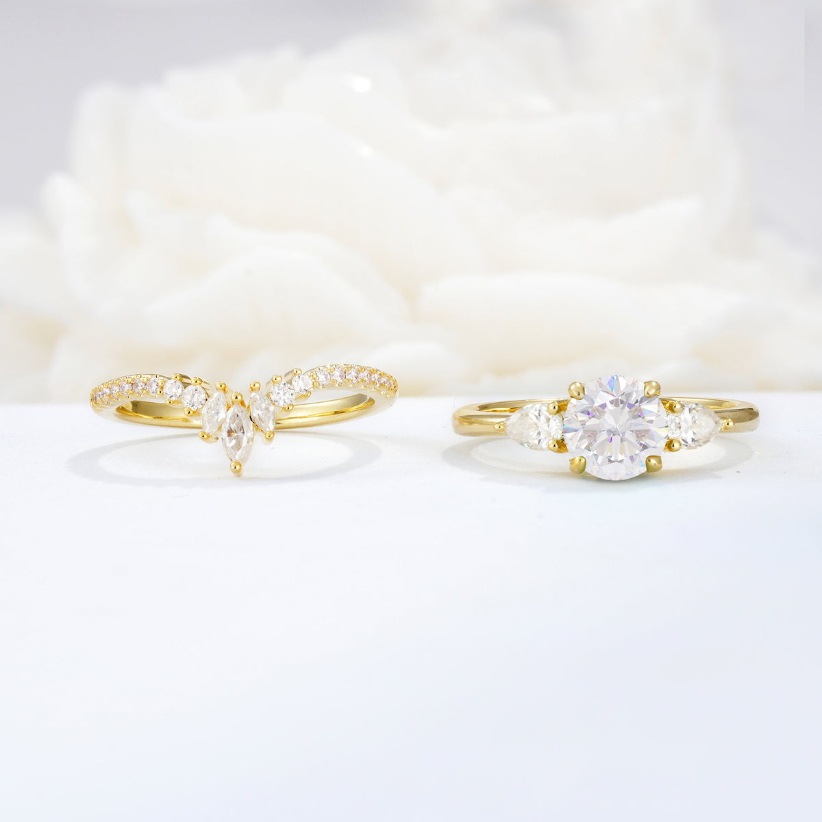 SR17120 Moissanite Ring - Additional view