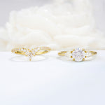 SR17120 Moissanite Ring - Additional view