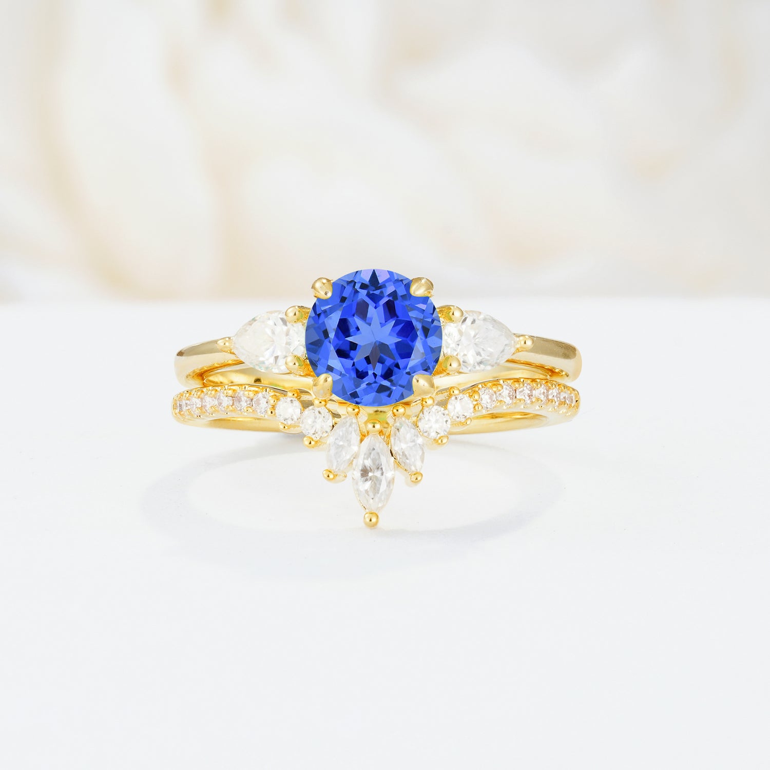 SR17120 Sapphire Ring - Additional view