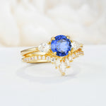 SR17120 Sapphire Ring - White-Gold