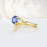 SR17120 Sapphire Ring - Additional view