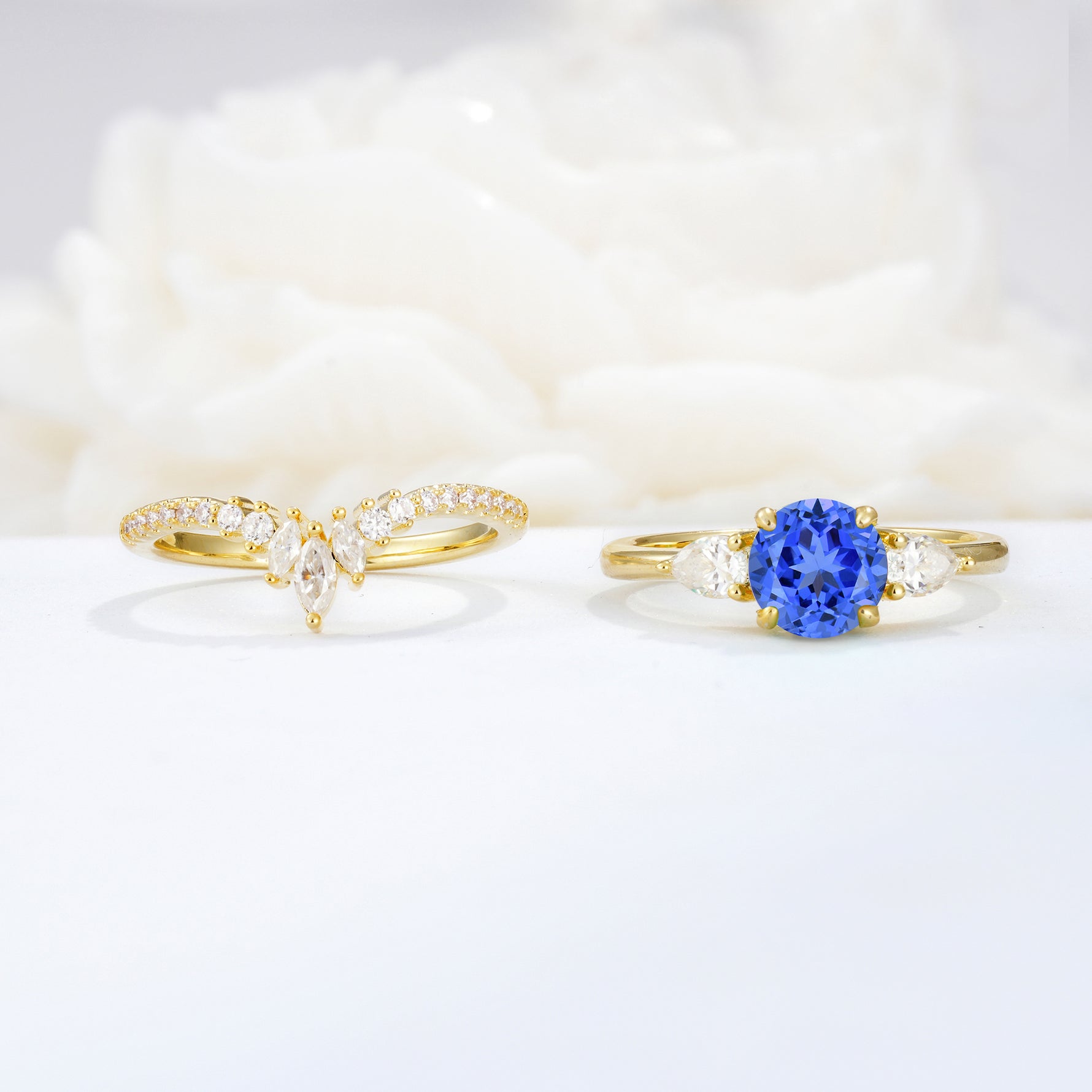 SR17120 Sapphire Ring - Additional view