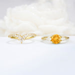 SR17120 Citrine Ring - Additional view