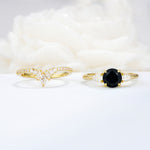SR17120 Black Onyx Ring - Additional view