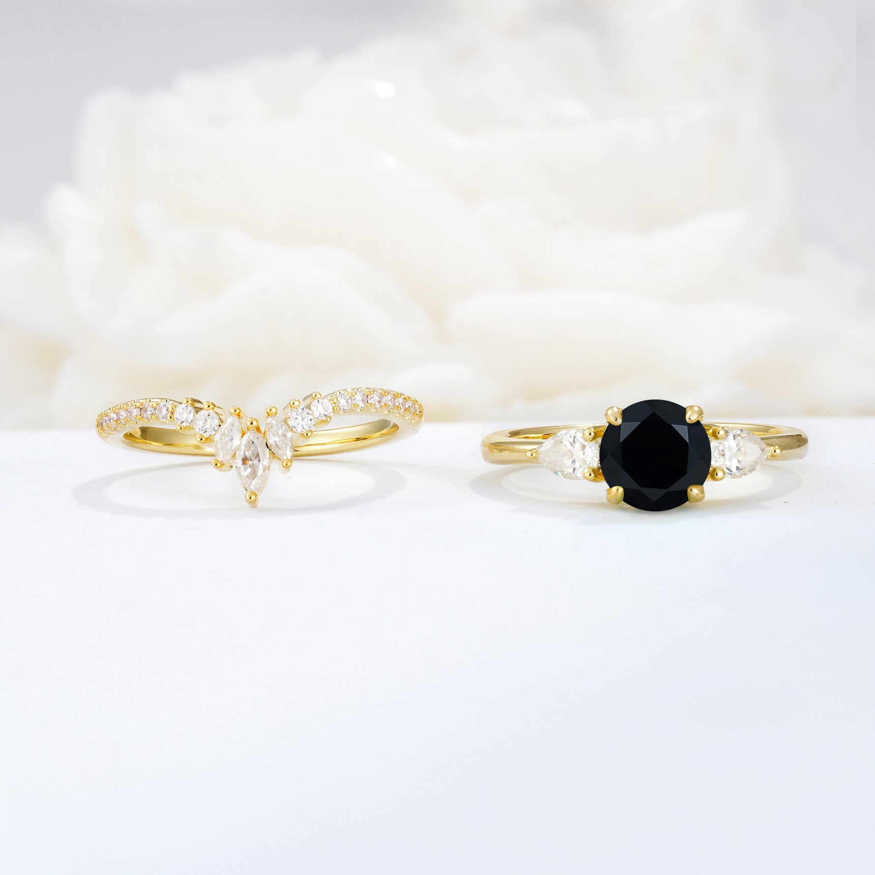 SR17120 Black Onyx Ring - Additional view