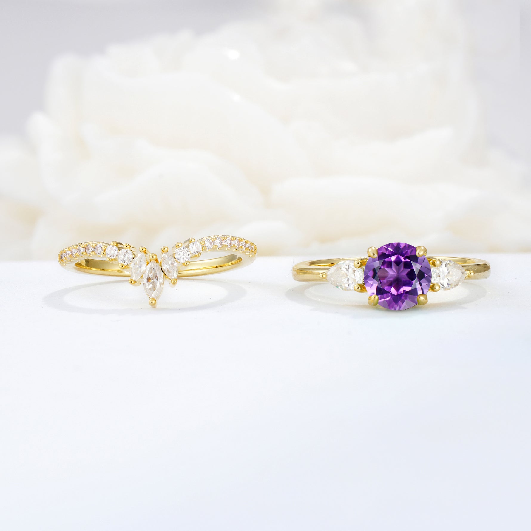 SR17120 Amethyst Ring - Additional view